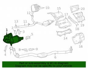 Катализатор Mercedes W167 GLE 450 20-23 3.0h