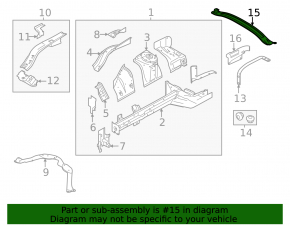 Распорка передних стоек Ford Mustang mk6 15-23 GT