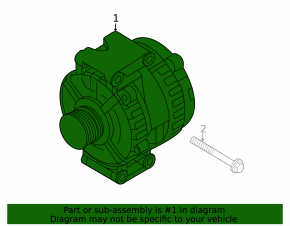 Генератор Audi A6 C8 19-25 2.0T