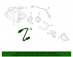 Лямбда-зонд второй Nissan Sentra 13-19 1.8