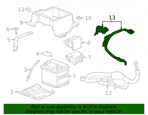 Клемма минус Chevrolet Volt 16-