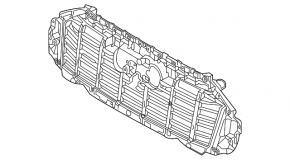 Каркас решетки радиатора grill Audi Q7 20-23