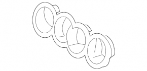 Baza emblema grila Audi Q7 17-19