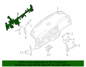 Труба подторпедная усиление Nissan Pathfinder 13-16