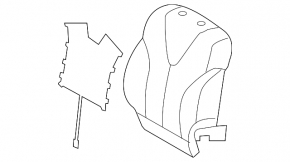 Scaunul șoferului pentru Toyota Camry v40 07-09 fără airbag, tapițerie gri, electric, plastic uzat