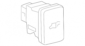 Buton de deschidere portbagaj interior pentru Toyota Rav4 13-18