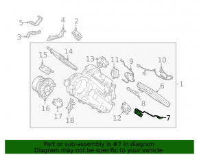 Supapă de încălzire a aerului condiționat Lexus GX460 10-20