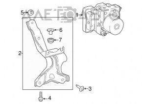 ABS АБС Toyota Camry v70 18-20 2.5, 3.5
