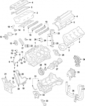 Шатун с поршнем Ford Explorer 11-19 3.5 T35PDED h:57,5 d:92,5