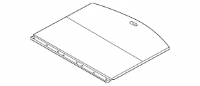 Capacul portbagajului Mazda CX-5 13-16 negru