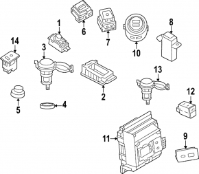 Hub USB Infiniti QX50 19 - tip 1