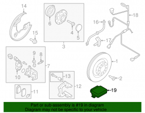 Parking Brake Control Module Audi A4 B8 08-16