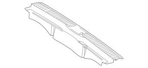 Ornamente portbagaj Mercedes X167 GLS 450 580 20-26, gri închis