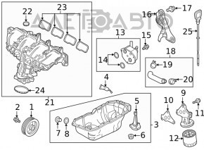 Поддон масляный ДВС Mazda CX-9 16-23 2.5T