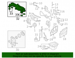 Коллектор впускной верхняя часть Subaru Impreza WRX GH 08-14 2.5T