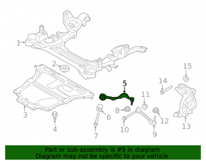 Рычаг нижний передний левый BMW 3 GT F34 14-19