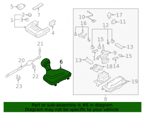 Ручка КПП Audi Q7 4L 10-15
