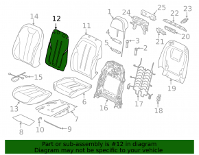 Подогрев пассажирской спинки BMW X7 G07 19-22 Sport