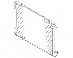 Radiator condensator aer condiționat plug-in Toyota Prius 23-26