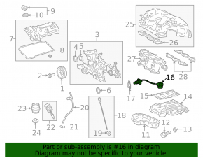 Senzor nivel ulei Lexus RX450 16-22 2GR-FXS