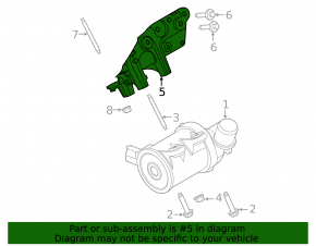 Кронштейн помпы Ford Escape MK4 20-26 hybrid, plug-In