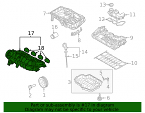 Коллектор впускной VW Jetta 25-26 1.5T