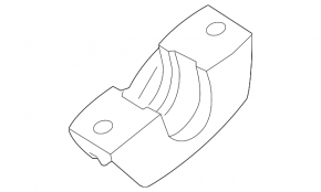 Suportul de fixare a stabilizatorului spate dreapta BMW 7 G11 G12 16-22 tip 1