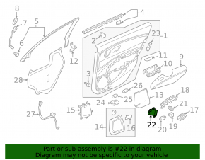 Mirror Memory Control Module Front Left/Driver Acura MDX 14-20