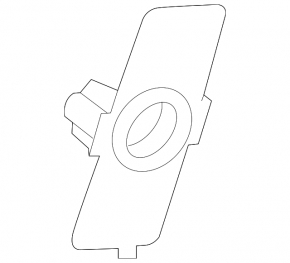 Suport senzor parcare bară față Volvo XC60 18-26, exterior stânga, R-Design