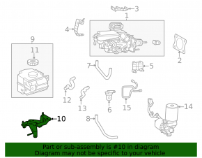 Кронштейн бачка ГТЦ Toyota Sienna 21-26