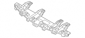 Кронштейн переднего бампера центральный верхний Genesis GV60 23-25