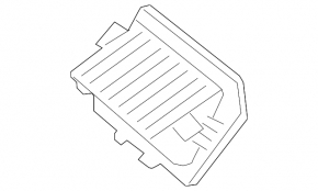 Воздухоприемник печки Audi A4 B9 17-25