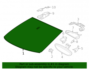 Лобовое стекло Porsche Cayenne 958 11-16 SPU, LIA
