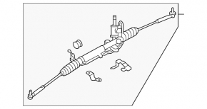 Рейка рулевая Subaru Forester 08-13