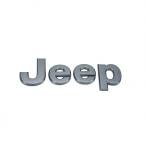 Эмблема капота Jeep Cherokee KL 14-18 серая