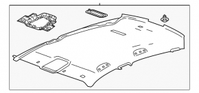 Обшивка потолка Chevrolet Impala 14-20 без люка