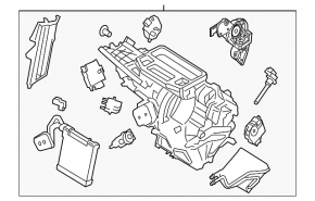 Печка в сборе Ford Ecosport 18-22
