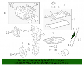 Трубка масляного щупа Toyota Sienna 21-26