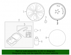 Комплект дисков R16 X 6,5J 4шт Nissan Leaf 18-24 железо