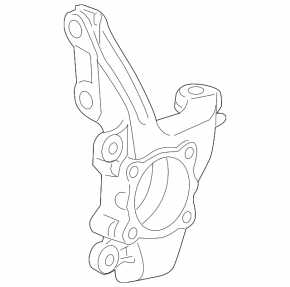 Цапфа передняя правая Acura MDX 07-13