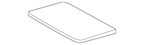 Стекло люка Lexus LS460 LS600h 07-17
