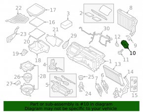 Клапан печки кондиционера BMW X3 F25 16-17
