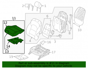 Пассажирское сидение Hyundai Tucson 16-18 без airbag, механическое, ткань серая