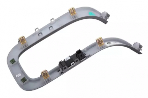 Обрмаление накладка шифтера кпп Chevrolet Volt 11-15 графит, надломана