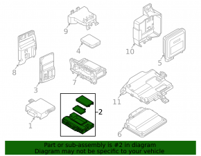 Interface Control Module Audi Q5 80A 18-24