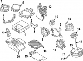 Усилитель аудио Mazda CX-90 24-26 Bose