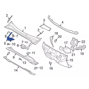 Накладка стакана правая Ford Escape MK4 20-26