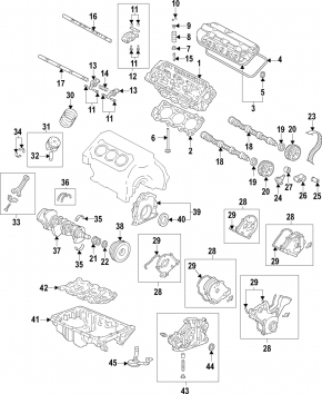 Крышка коленвала Honda Accord 13-17 3.5