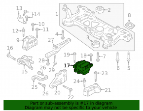 Perna motorului stânga VW Beetle 12-19