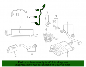 Лямбда-зонд второй Honda Accord 21-22 2.0 hybrid